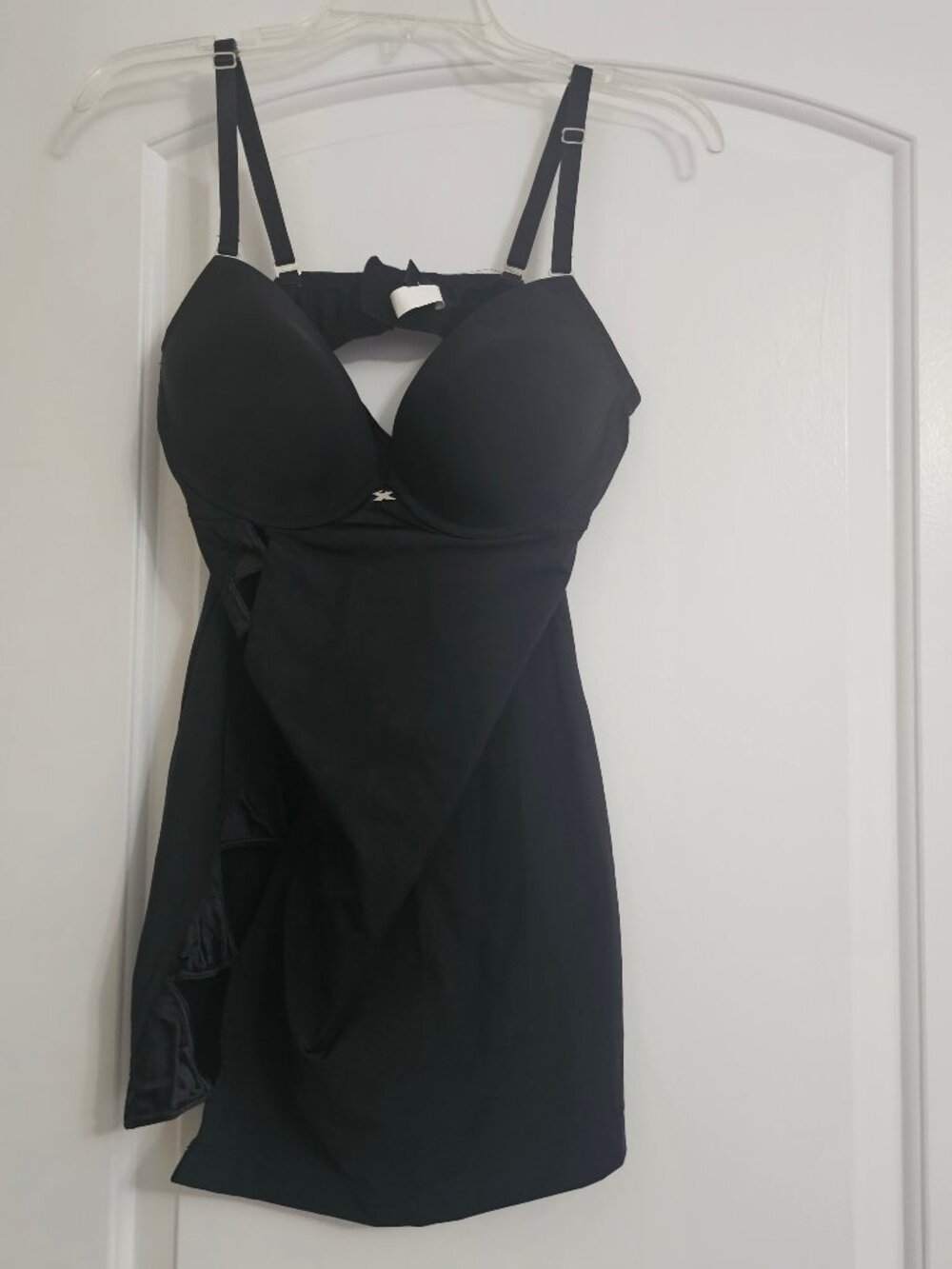 Fredericks of Hollywood Black Mini Side Cut-out Dress